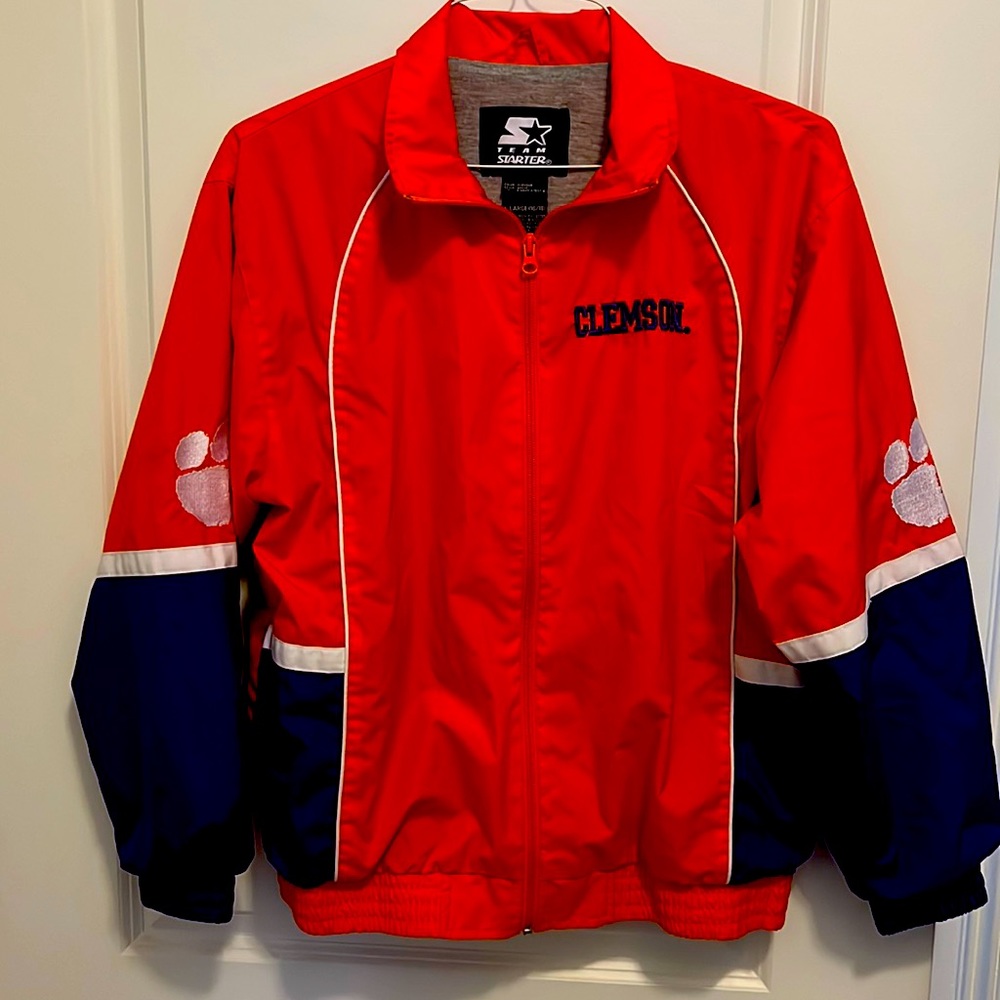 Clemson Tigers Starter Jacket Large 16/18